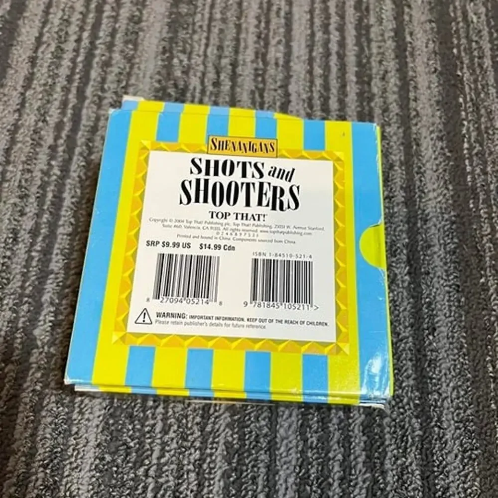 Shenanigans Shots & Shooters Gift Box Set | Shot Glasses, Jigger & Recipe Book